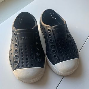 Native black baby shoes. Size 6